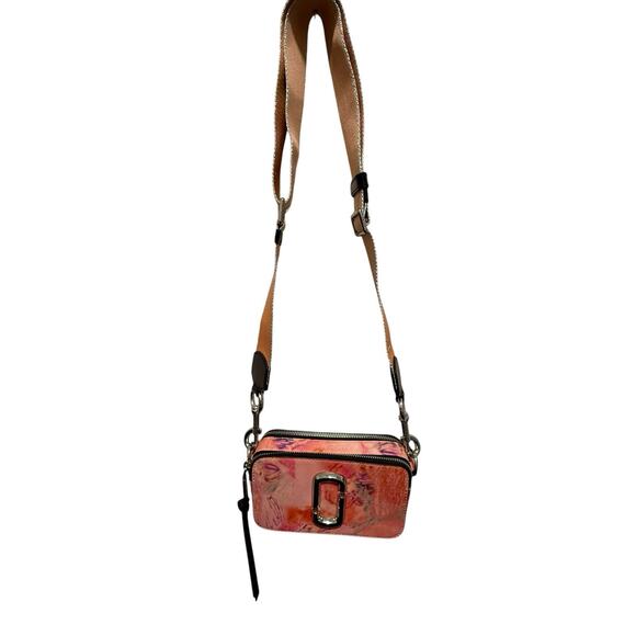 Marc Jacobs Women’s‎ Crossbody Pink Floral Snapshot Bag – Y2K Designer Chic - Picture 2 of 11